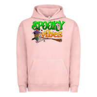 Pigment Salmon spooky vibes Urban Hoodie - BundleAndBundleShop