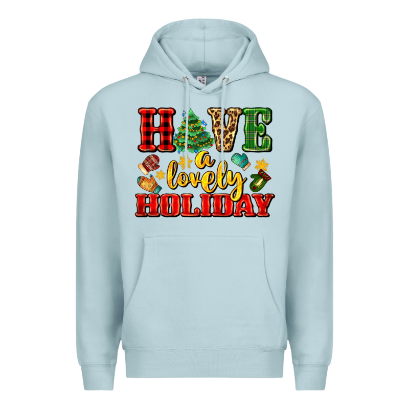 Have A Lovely Holiday With Gloves Premium Hoodie by AdoDesignShop | Teevron