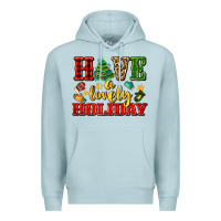 Blue Mist have a lovely holiday with gloves Premium Hoodie - AdoDesignShop