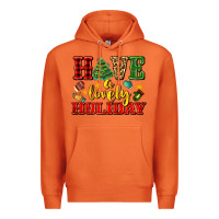Carrot have a lovely holiday with gloves Premium Hoodie - AdoDesignShop