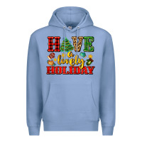 Colony Blue have a lovely holiday with gloves Premium Hoodie - AdoDesignShop