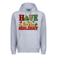 Heather Grey have a lovely holiday with gloves Premium Hoodie - AdoDesignShop