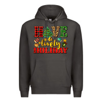 Smoke have a lovely holiday with gloves Premium Hoodie - AdoDesignShop