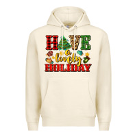 Tofu have a lovely holiday with gloves Premium Hoodie - AdoDesignShop