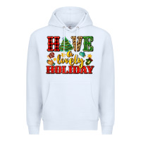 White have a lovely holiday with gloves Premium Hoodie - AdoDesignShop