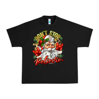 Black dont stop believin Urban Heavy Tee - Zillion Design Studio