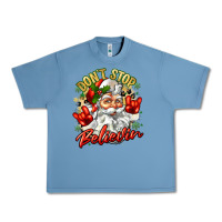 Pebble Blue dont stop believin Urban Heavy Tee - Zillion Design Studio