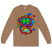 Toasted Coconut autism superhero ripped tshirt Long Sleeve Tee - Zillion Design Studio