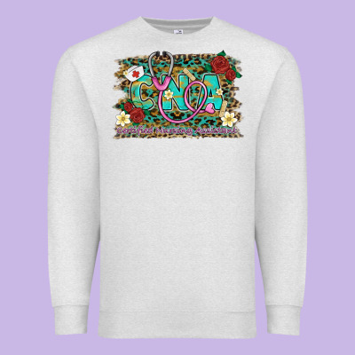 Certified Nursing Assistant Cna Nurse Premium Sweatshirt Designed By Barkaloodesign