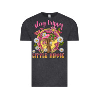 Vintage Black stay trippy little hippie tbw Vintage Tee - texasbilliewilder