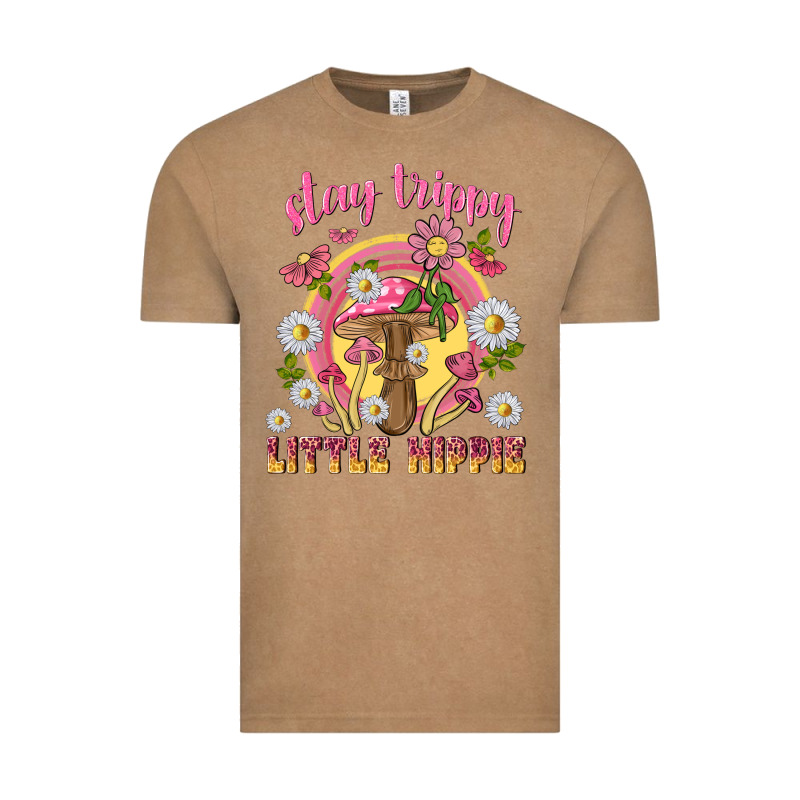 Stay Trippy Little Hippie Tbw Vintage Tee by texasbilliewilder | Teevron
