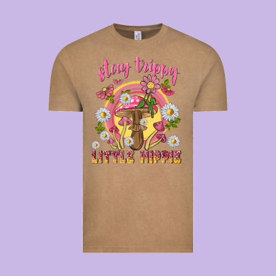 Vintage Tee stay trippy little hippie tbw