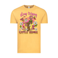 Vintage Mustard stay trippy little hippie tbw Vintage Tee - texasbilliewilder