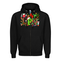 Black lpn christmas nurse with Zipper Hoodie - AdoDesignShop