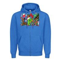 True Royal lpn christmas nurse with Zipper Hoodie - AdoDesignShop