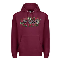Burgundy blessed Premium Hoodie - NancyCooperArtShop