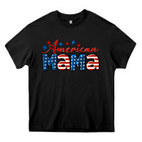 Black American Mama Mother's Day Heavy Core Tee - LillyAllenDesigns