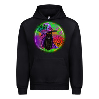Black halloween round earrings Urban Hoodie - BundleAndBundleShop