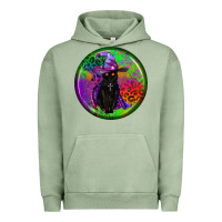Pigment Oil Green halloween round earrings Urban Hoodie - BundleAndBundleShop