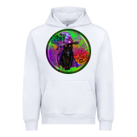 White halloween round earrings Urban Hoodie - BundleAndBundleShop