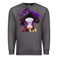 Charcoal Heather halloween baby calf Premium Sweatshirt - Jasminsmagicworld
