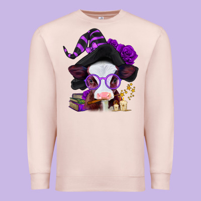 Halloween Baby Calf Premium Sweatshirt Designed By Jasminsmagicworld