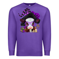 Purple halloween baby calf Premium Sweatshirt - Jasminsmagicworld