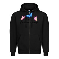 Black embrace change Zipper Hoodie - JahusDesignShop