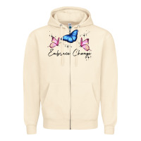 Sandshell embrace change Zipper Hoodie - JahusDesignShop