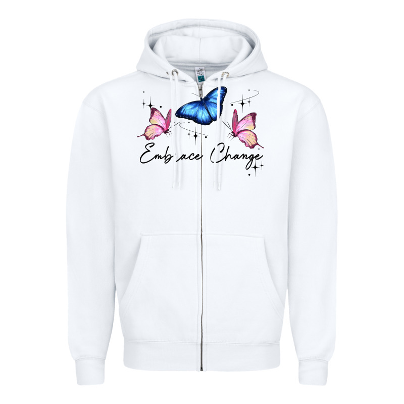 Embrace Change Zipper Hoodie by JahusDesignShop | Teevron