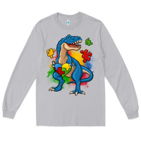 Moon Dust autism trex Long Sleeve Tee - Zillion Design Studio