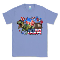 Colony Blue Rawrrr in the USA 4th of july Classic Tee - CowGirlArtShop