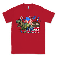 Red Rawrrr in the USA 4th of july Classic Tee - CowGirlArtShop