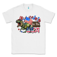 White Rawrrr in the USA 4th of july Classic Tee - CowGirlArtShop