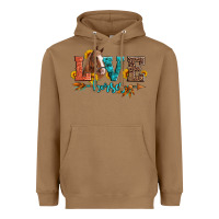 Toasted Coconut love horses  leather turquoise leopard Heavyweight Hoodie - Artiststas