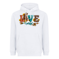 White love horses  leather turquoise leopard Heavyweight Hoodie - Artiststas