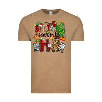 Vintage Coffee santa's favorite hr Vintage Tee - Zillion Design Studio