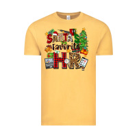 Vintage Mustard santa's favorite hr Vintage Tee - Zillion Design Studio