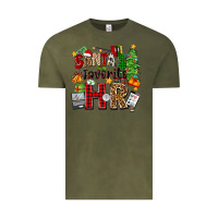 Vintage Olive santa's favorite hr Vintage Tee - Zillion Design Studio