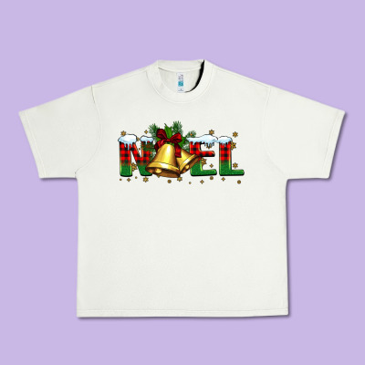 Noel Christmas Bells Urban Heavy Tee Designed By Barkaloodesign