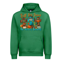 Emerald fall for jesus he never leaves Urban Hoodie - BundleAndBundleShop