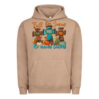 Pigment Burro fall for jesus he never leaves Urban Hoodie - BundleAndBundleShop