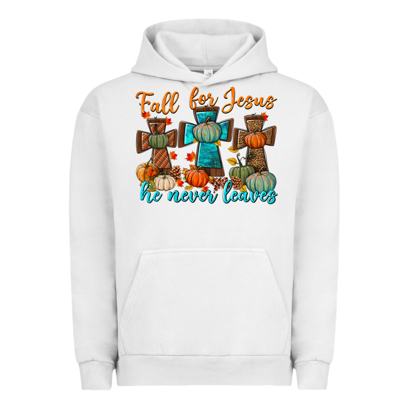 Fall For Jesus He Never Leaves Urban Hoodie by BundleAndBundleShop | Teevron