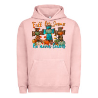 Pigment Salmon fall for jesus he never leaves Urban Hoodie - BundleAndBundleShop