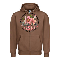 Chestnut there was jesus Zipper Hoodie - JahusDesignShop