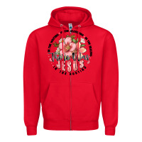 Red there was jesus Zipper Hoodie - JahusDesignShop