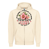 There Was Jesus Zipper Hoodie | Teevron