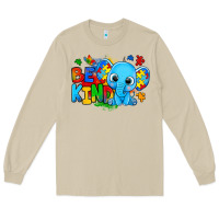 Mushroom be kind autism elephant Long Sleeve Tee - Zillion Design Studio