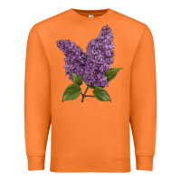 Carrot Purple Lilac Flower Illustrations Premium Sweatshirt - LillyAllenDesigns
