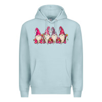 Blue Mist christmas gnomies Premium Hoodie - MaliasSmallBusiness